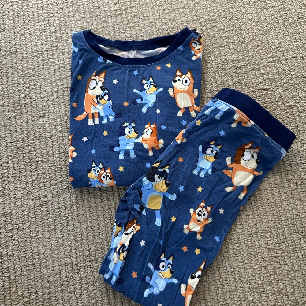 Little Sleepies bluey pajamas